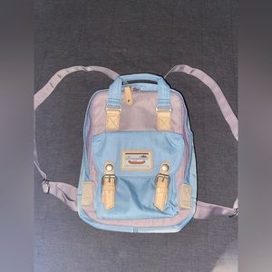 Doughnut macaroon mini backpack